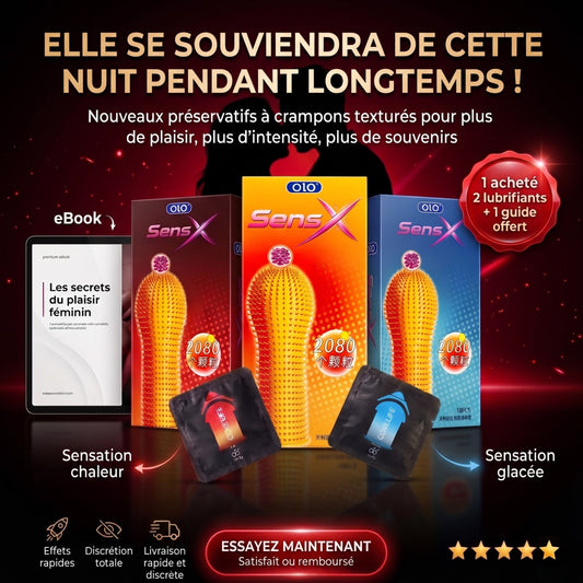 Préservatifs à crampons  - L’art du plaisir absolu ( satisfait ou remboursé )